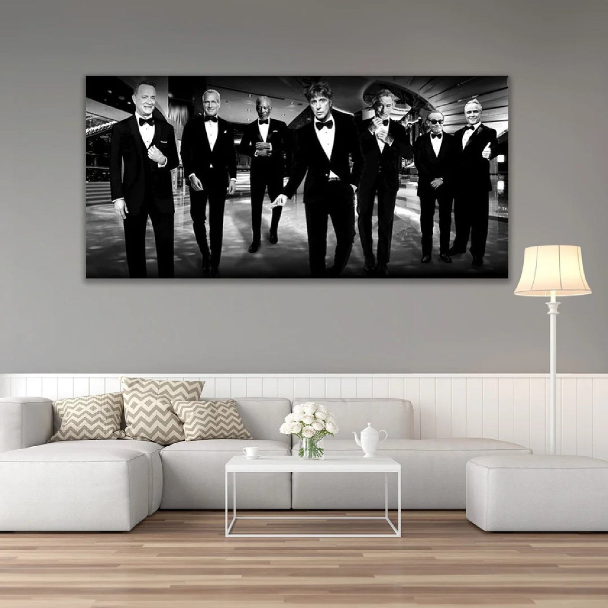 Big Shots of Hollywood Black & White Film Royalties photographic art print by Cobra Art, alternate view 2