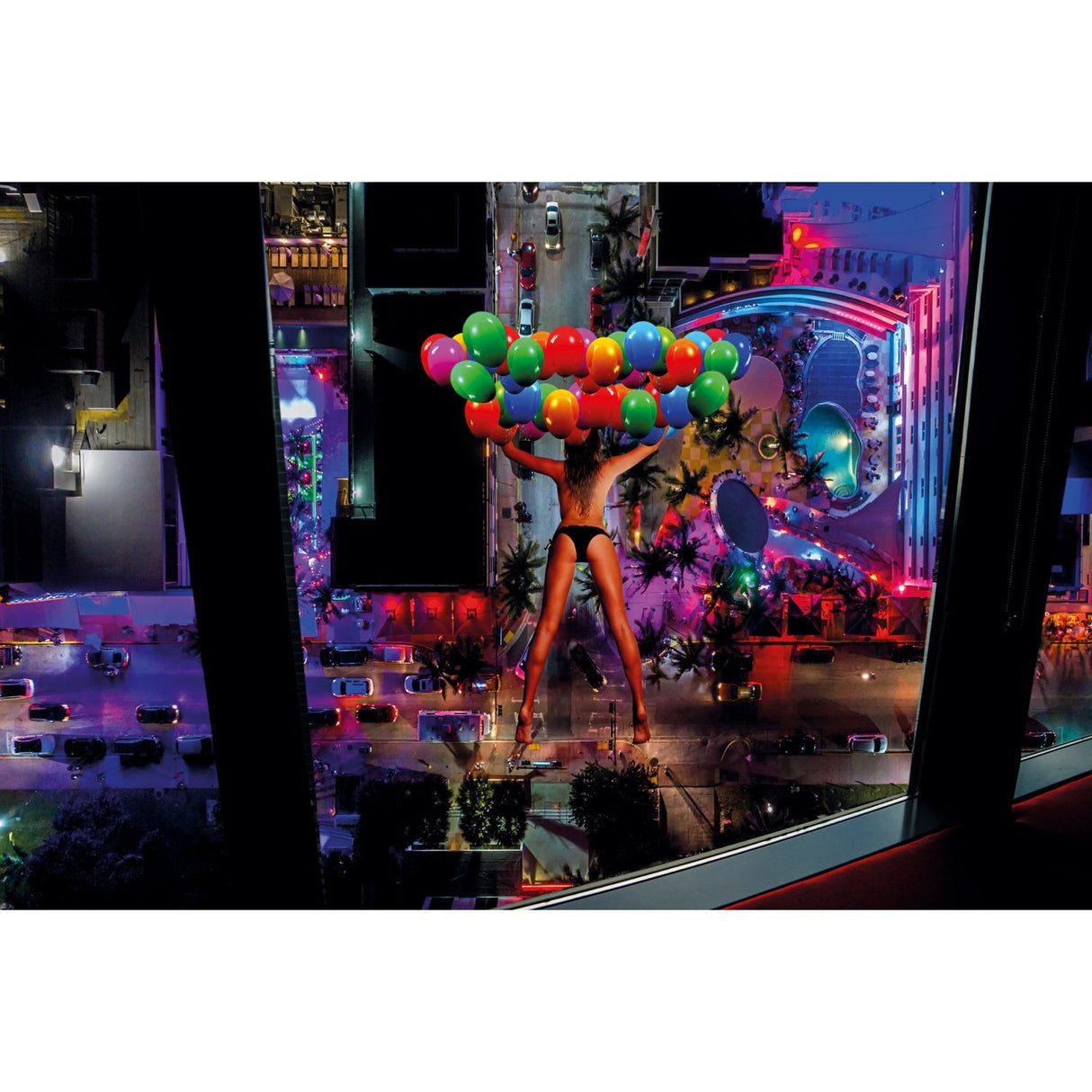 Its In The Air Multicolored Balloons photographic art print by Cobra Art