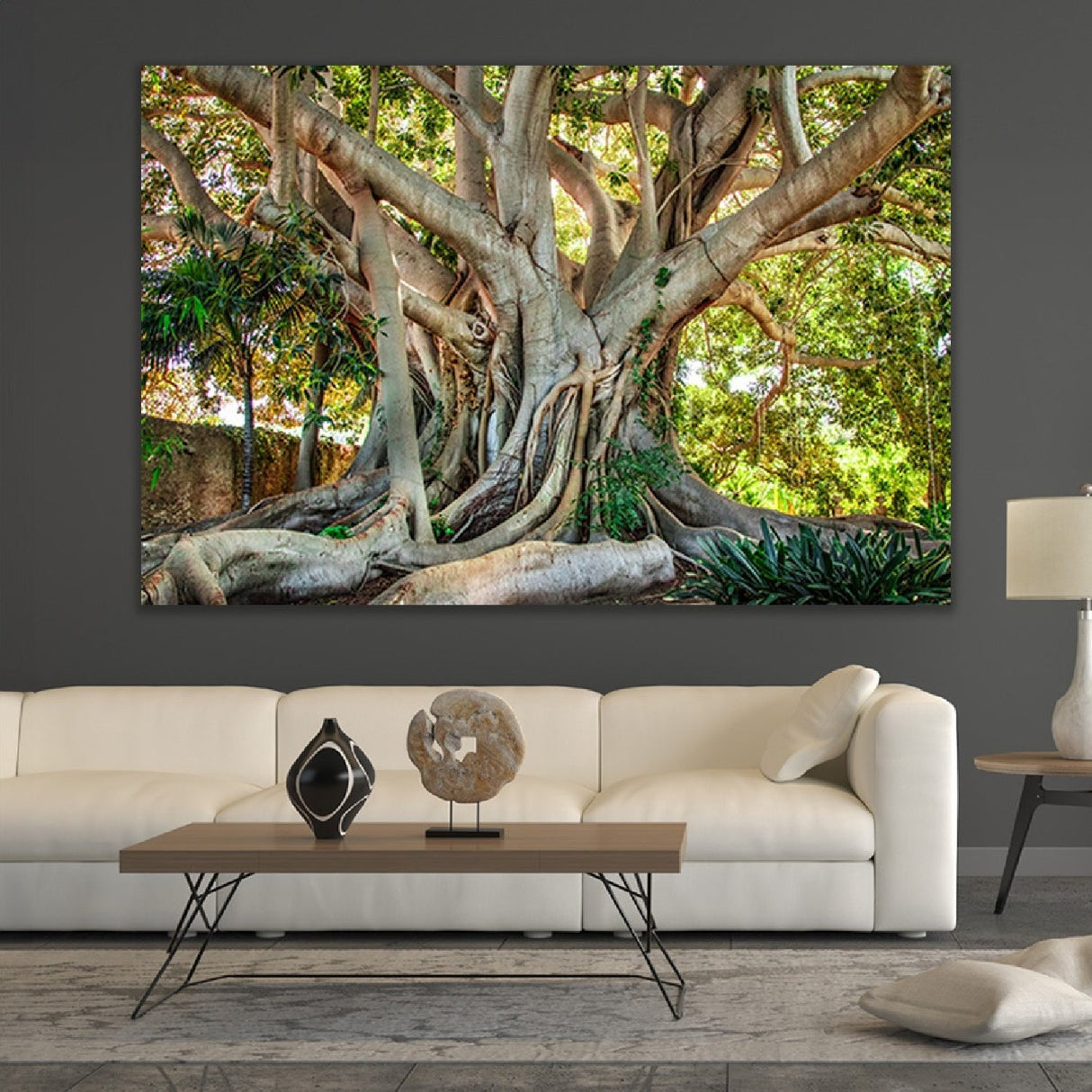 Old Tree Sicily Evergreen Wonder photographic art print by Cobra Art, alternate view 2