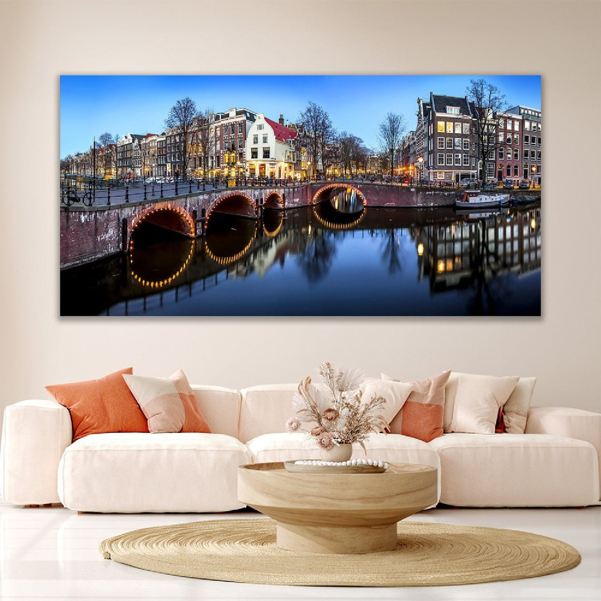 Amsterdam Canals City View photographic art print by Cobra Art, alternate view 2