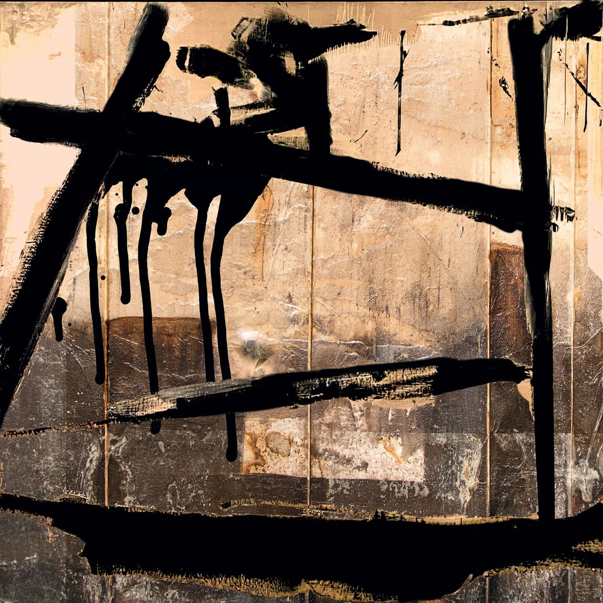 Painter Distressed Style Abstract photographic art print by Cobra Art