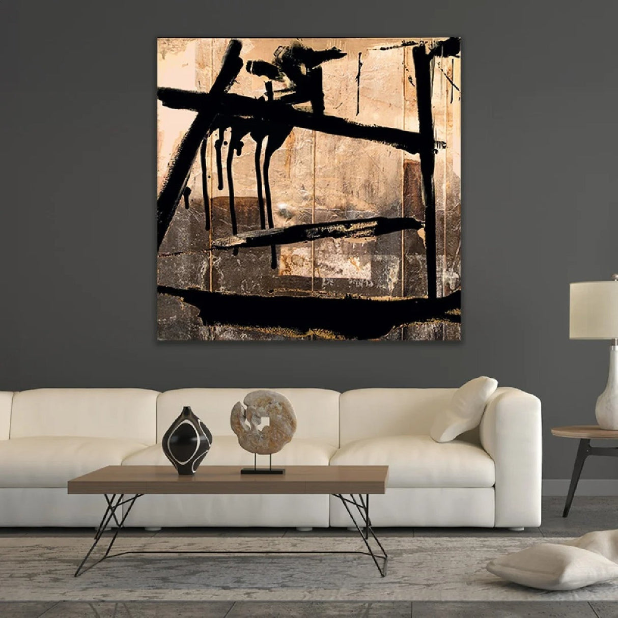 Painter Distressed Style Abstract photographic art print by Cobra Art, alternate view 2