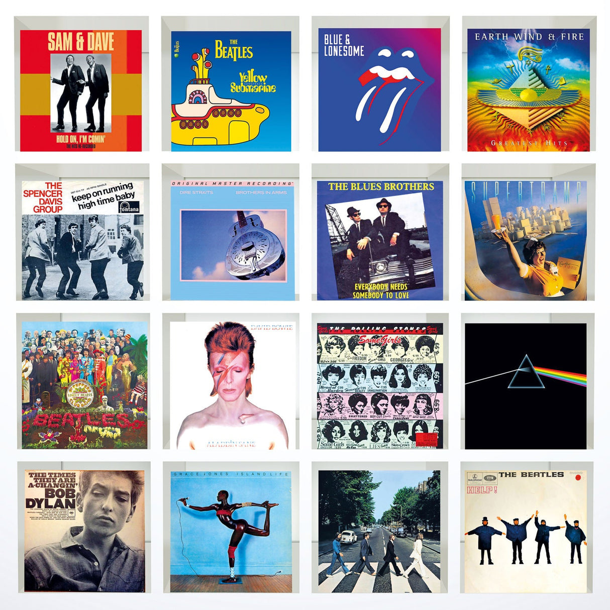 Sam and Dave Collage Pop Art photographic art print by Cobra Art
