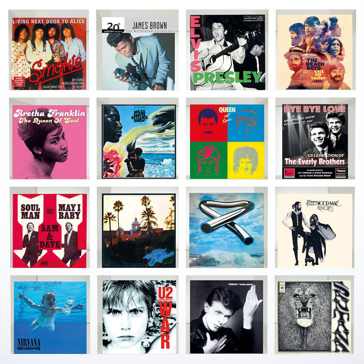 Smokie Iconic Albums photographic art print by Cobra Art