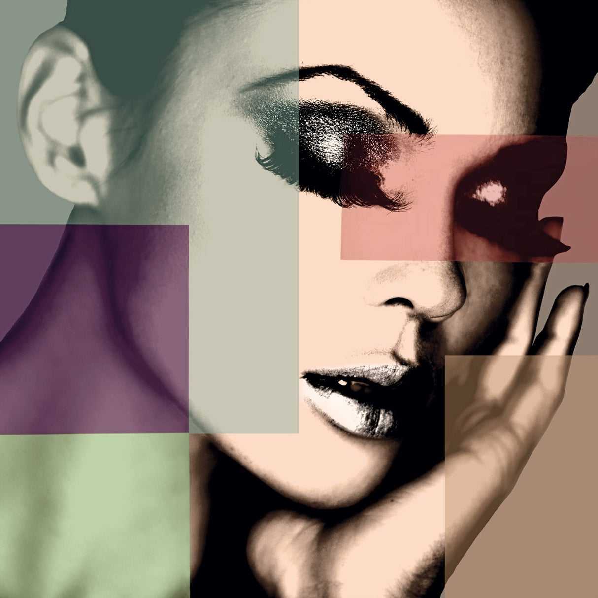 Color Dreams Modern Woman Portrait photographic art print by Cobra Art