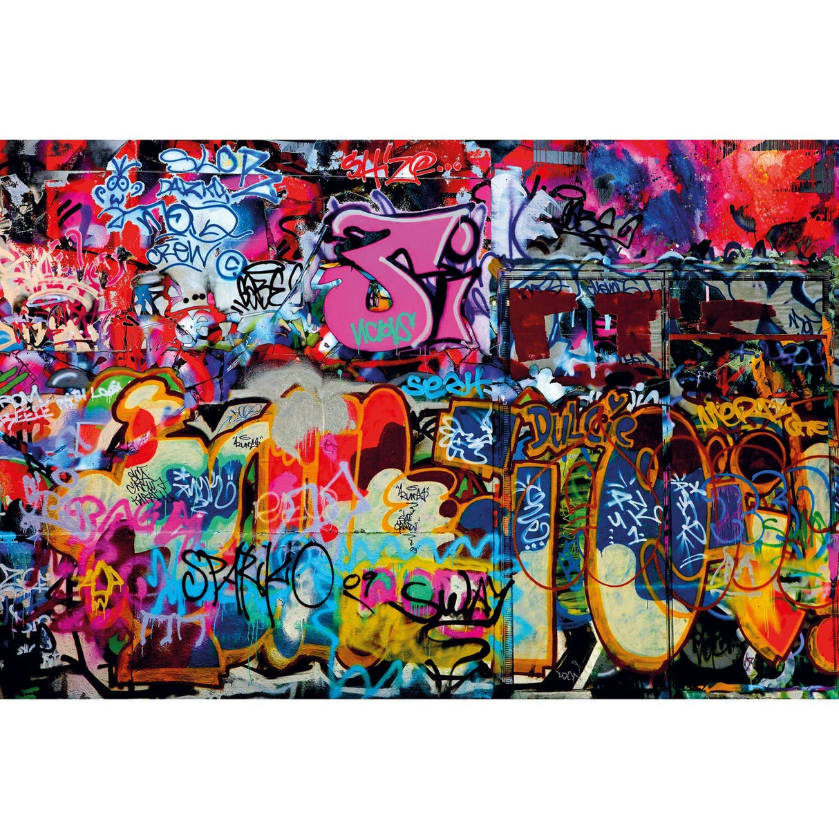 The Wall II Graffiti Style photographic art print by Cobra Art