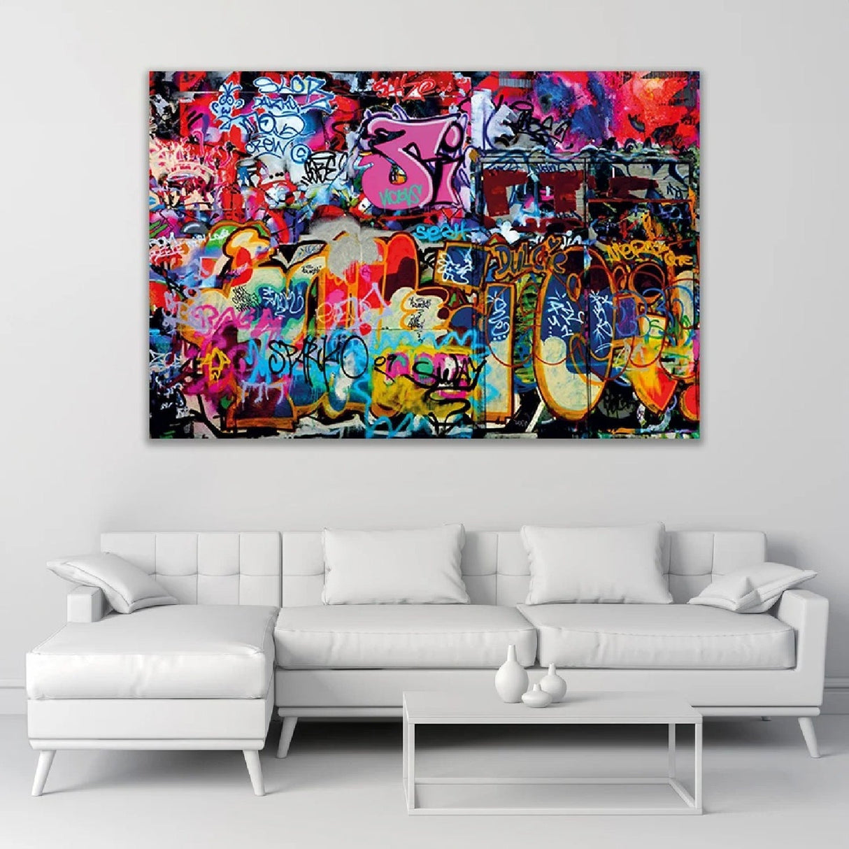 The Wall II Graffiti Style photographic art print by Cobra Art, alternate view 2