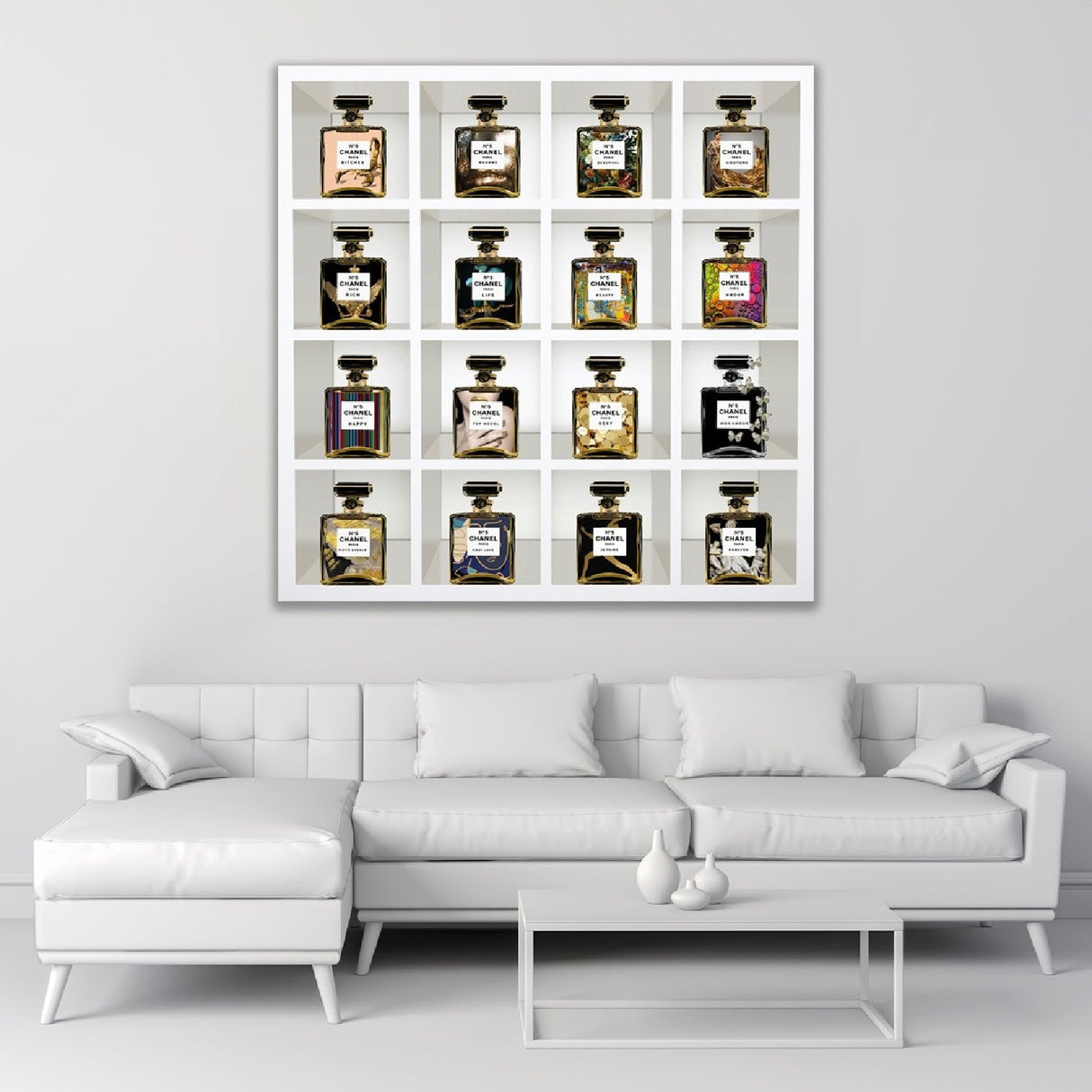 Luxury Perfume Collage Photographic Art | Cobra Art Scent of Life II