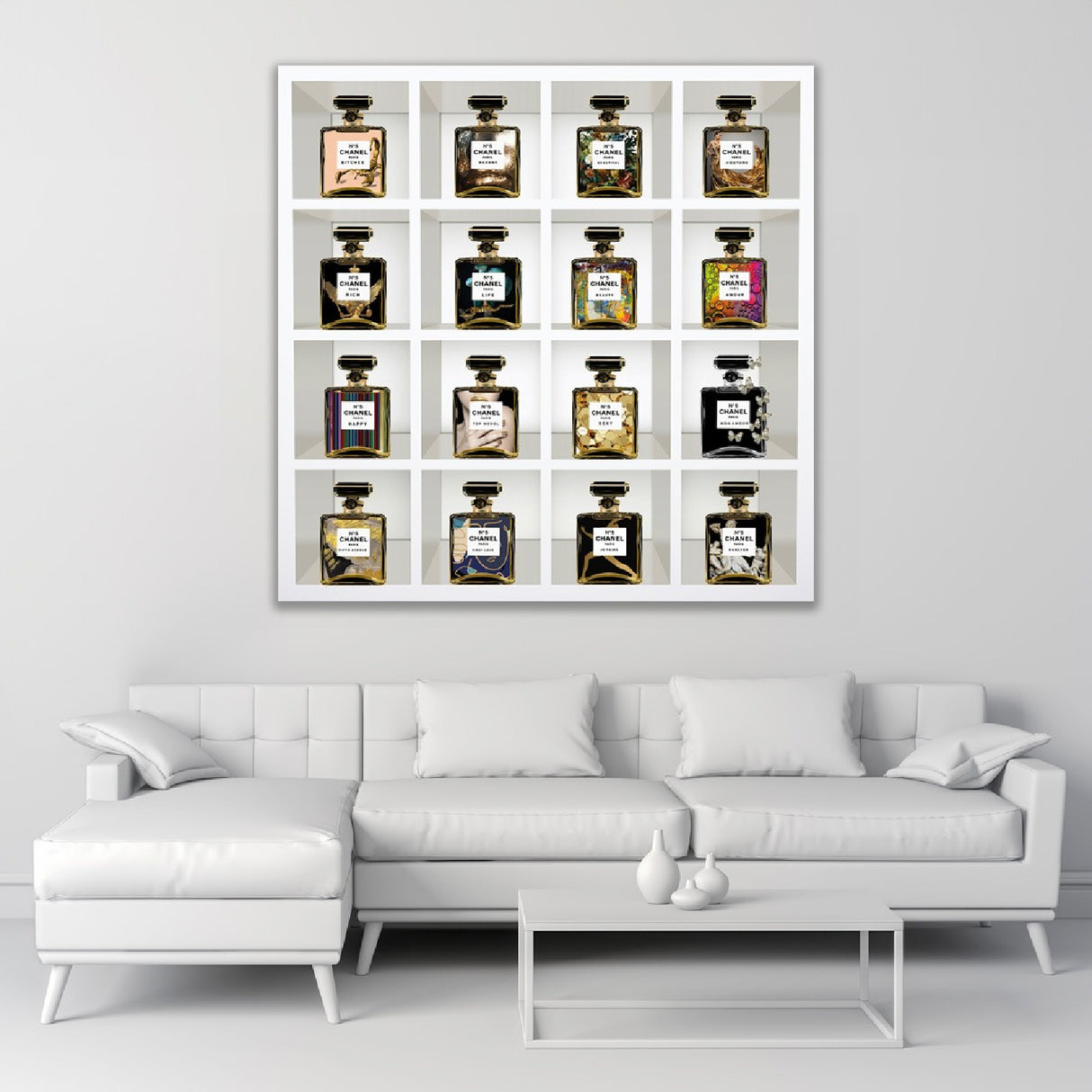 Scent of Life II Luxury Perfume Collage photographic art print by Cobra Art, alternate view 2