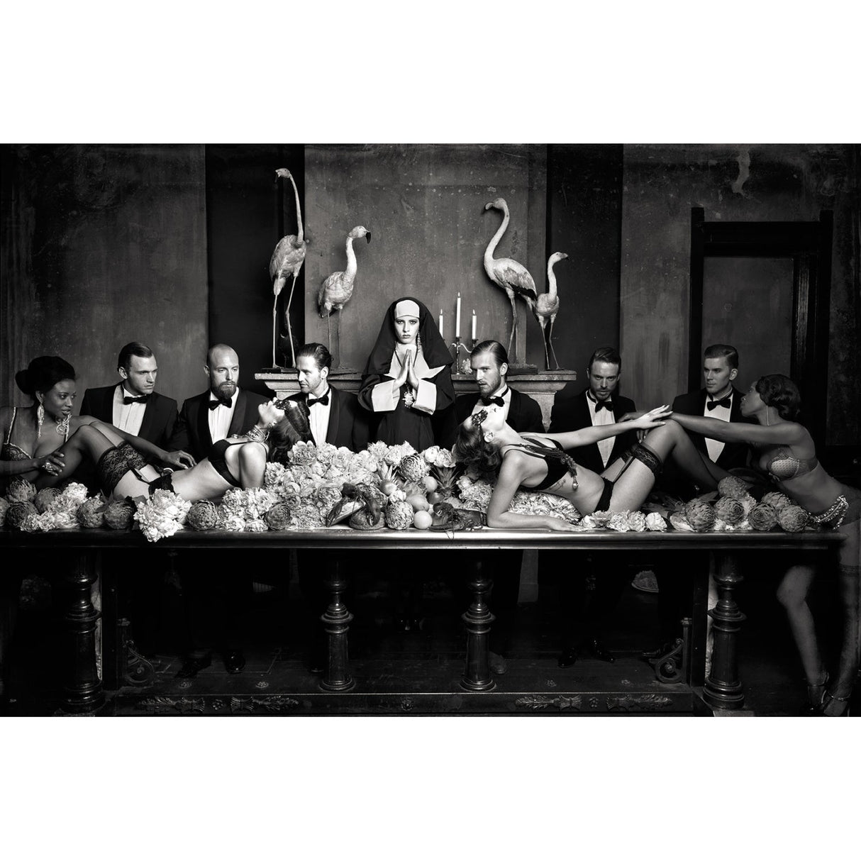 Preaching Desire Black & White photographic art print by Cobra Art