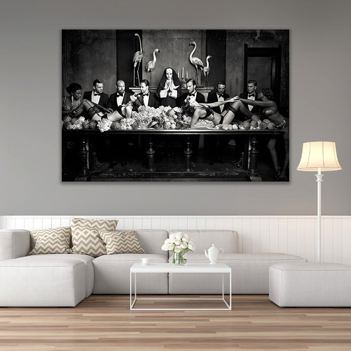 Preaching Desire Black & White photographic art print by Cobra Art, alternate view 2