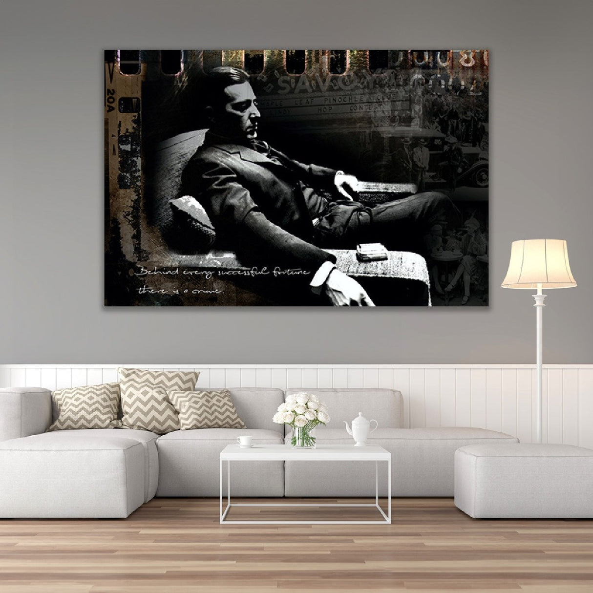 Godfather Al Pacino Legendary Film photographic art print by Cobra Art, alternate view 2