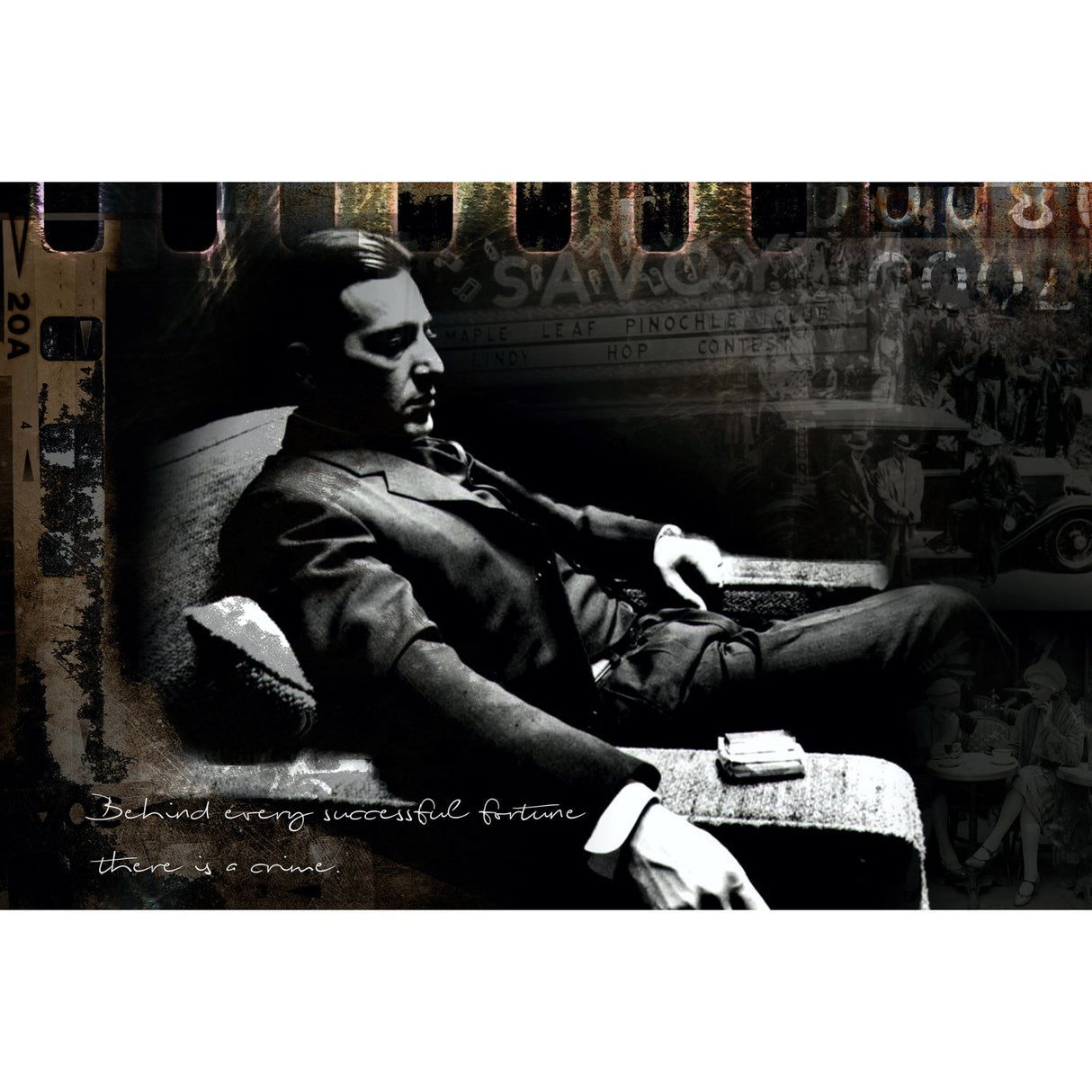 Godfather Al Pacino Legendary Film photographic art print by Cobra Art