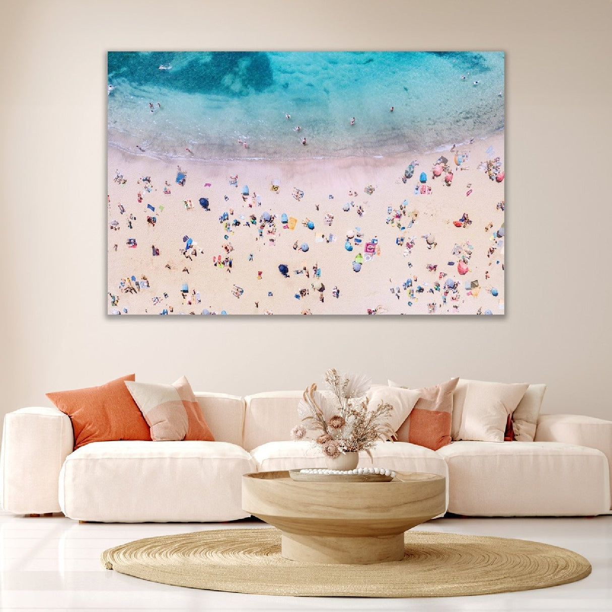 St. Tropez Aerial Beach View photographic art print by Cobra Art, alternate view 2