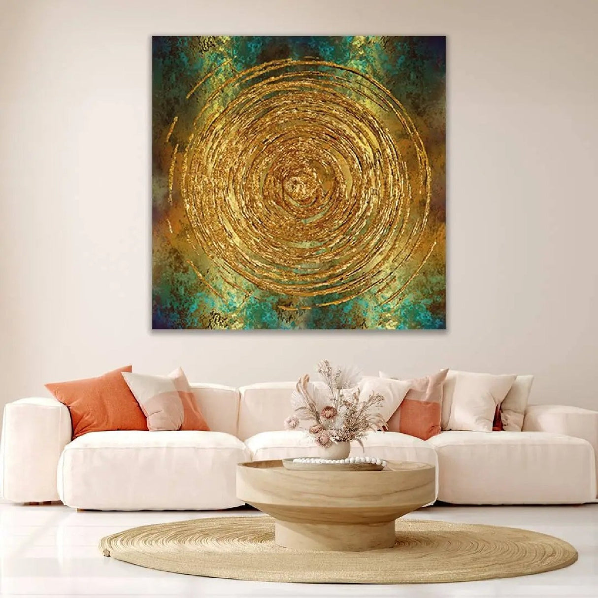 My Golden Years Gold Spiral photographic art print by Cobra Art, alternate view 2