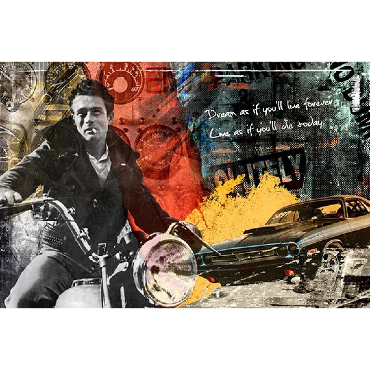 James Dean American Actor Photographic Artwork art print by Cobra Art