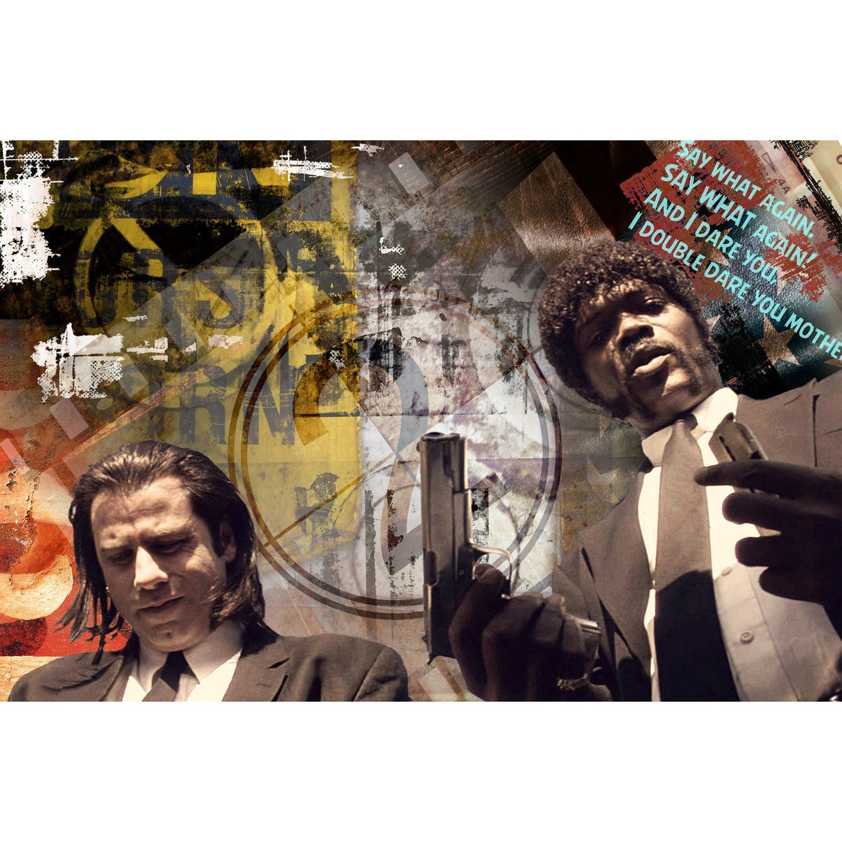 Pulp Fiction American Crime Film photographic art print by Cobra Art