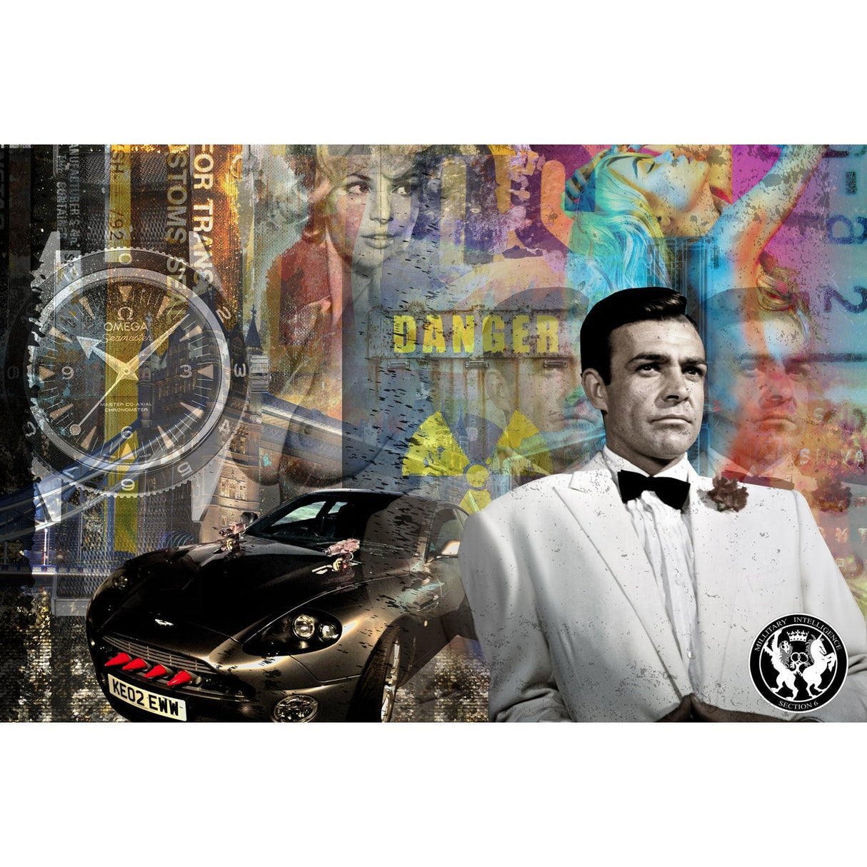 Bond Iconic British Character photographic art print by Cobra Art