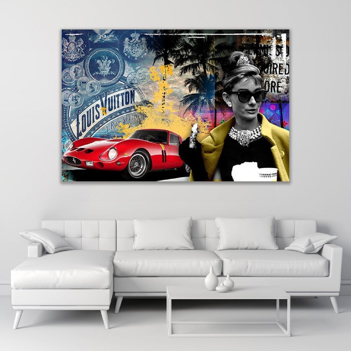 Hepburn Renowned British Actress photographic art print by Cobra Art, alternate view 2