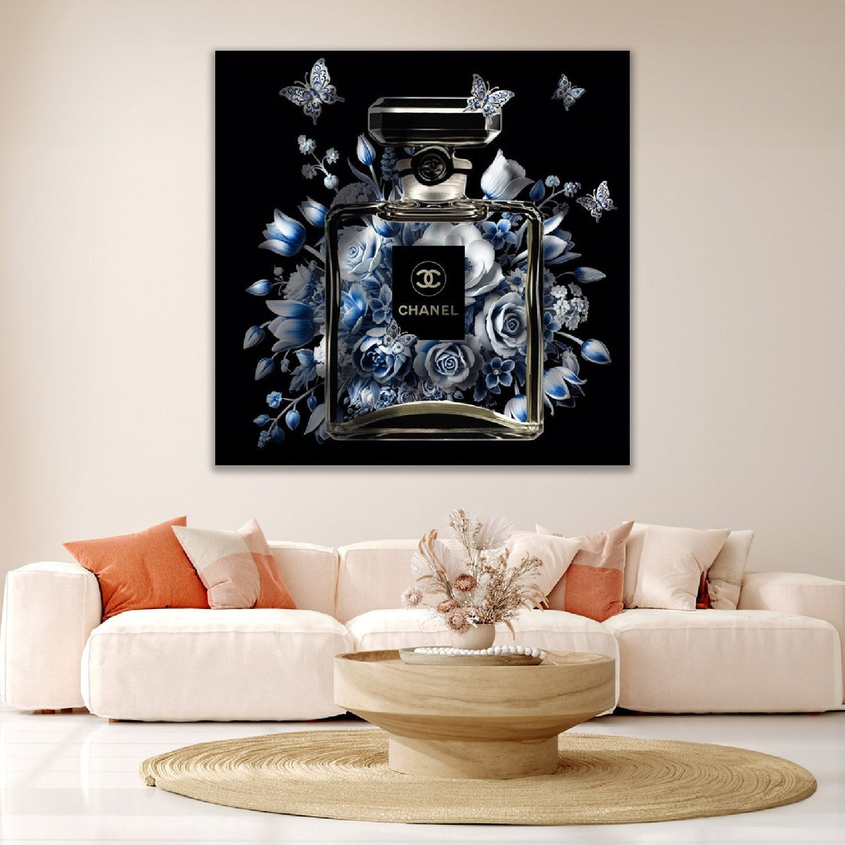 Blue Harmony Flowery Perfume photographic art print by Cobra Art, alternate view 2
