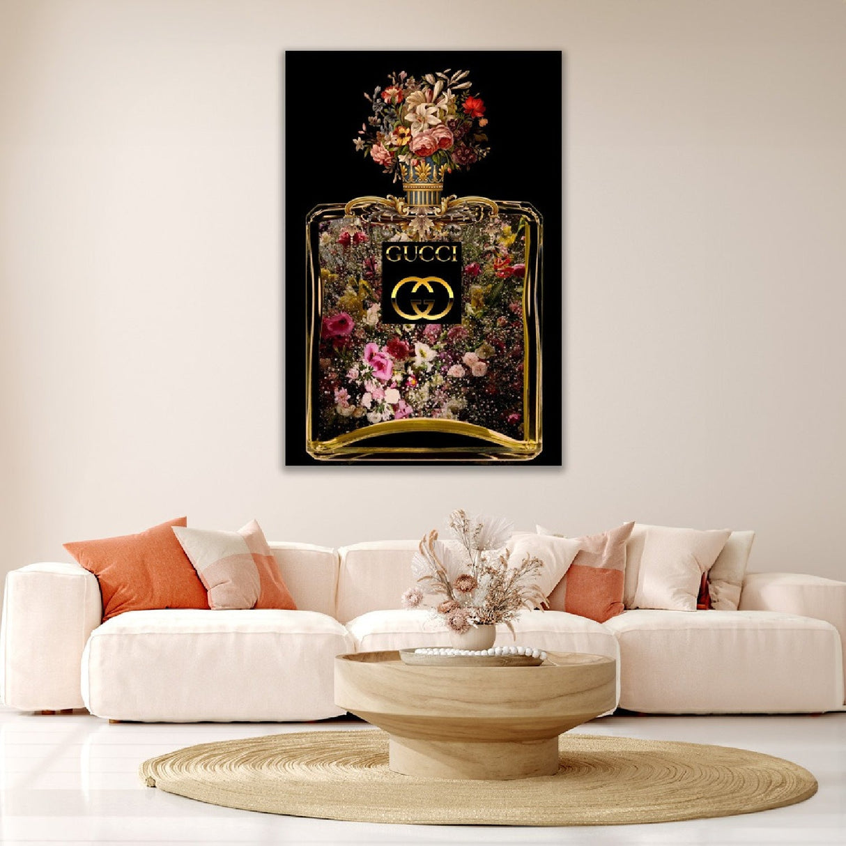 Modern European furniture - Blossoming Perfume Bottle Photographic Art - www.oroa.com