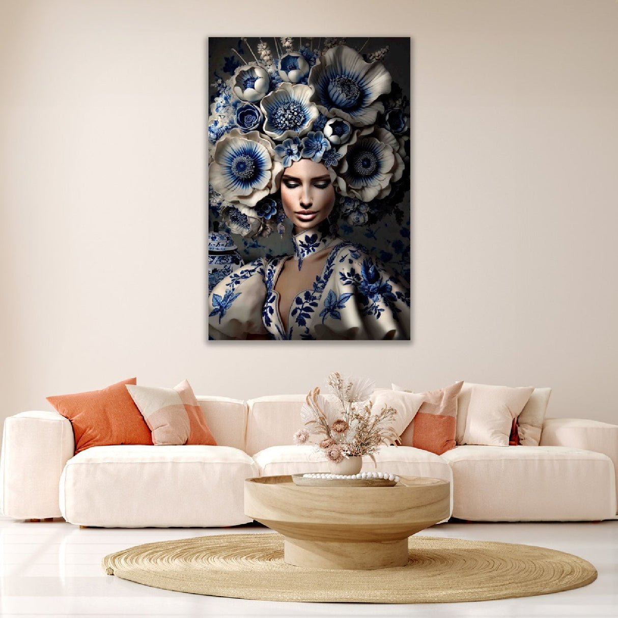 Modern European furniture - Flower Headpiece Photographic Art - www.oroa.com