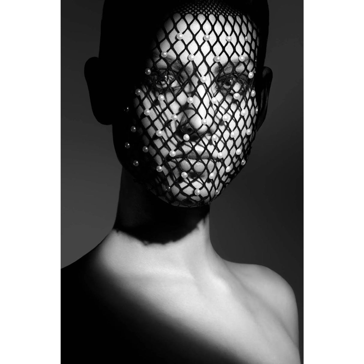 Modern European furniture - Mesh-Veiled Face Photographic Art - www.oroa.com