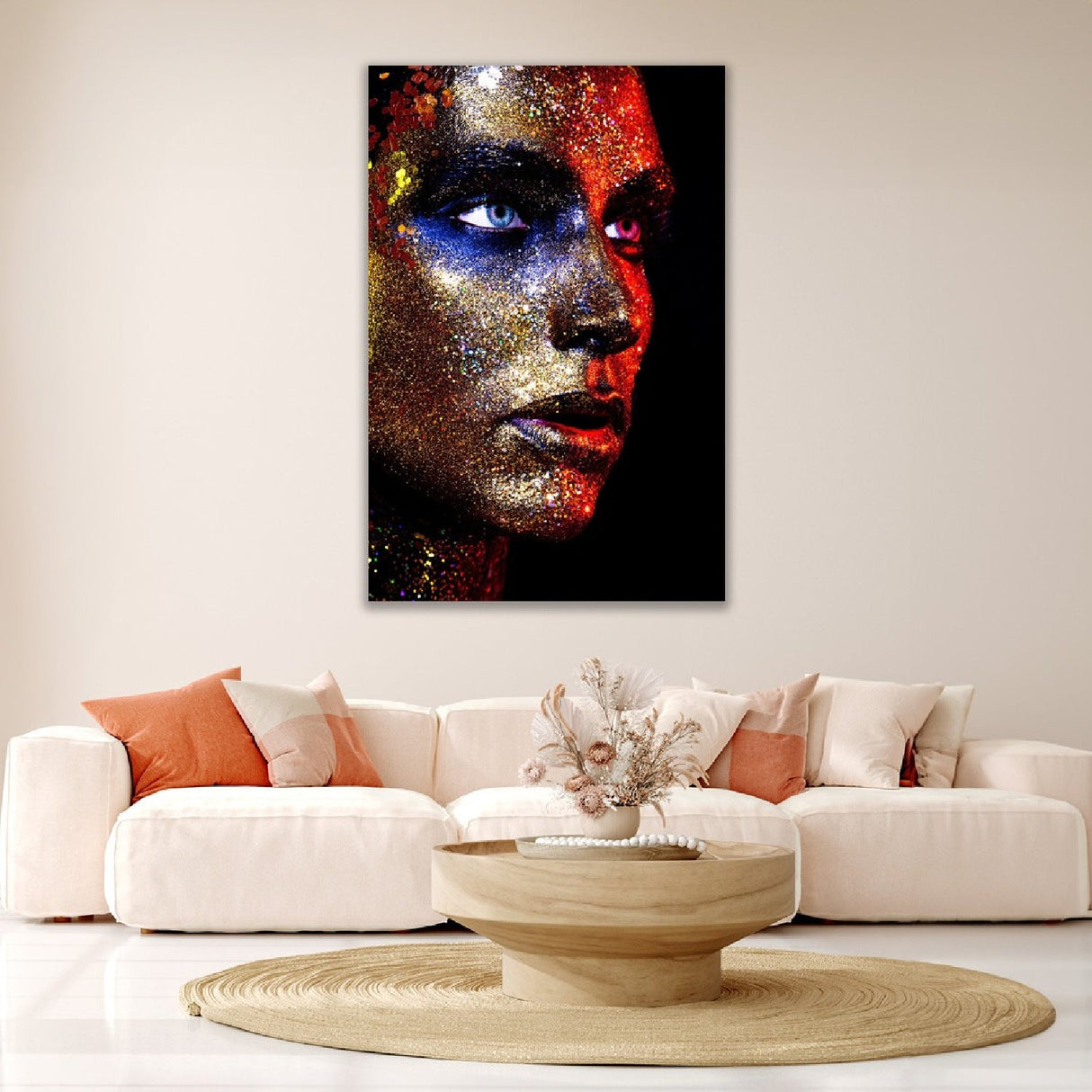 Modern European furniture - Glimmering Face Photographic Art - www.oroa.com