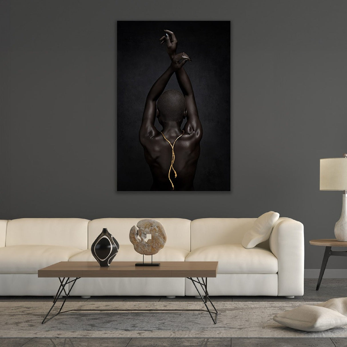 Modern European furniture - Back Profile Photographic Art - www.oroa.com