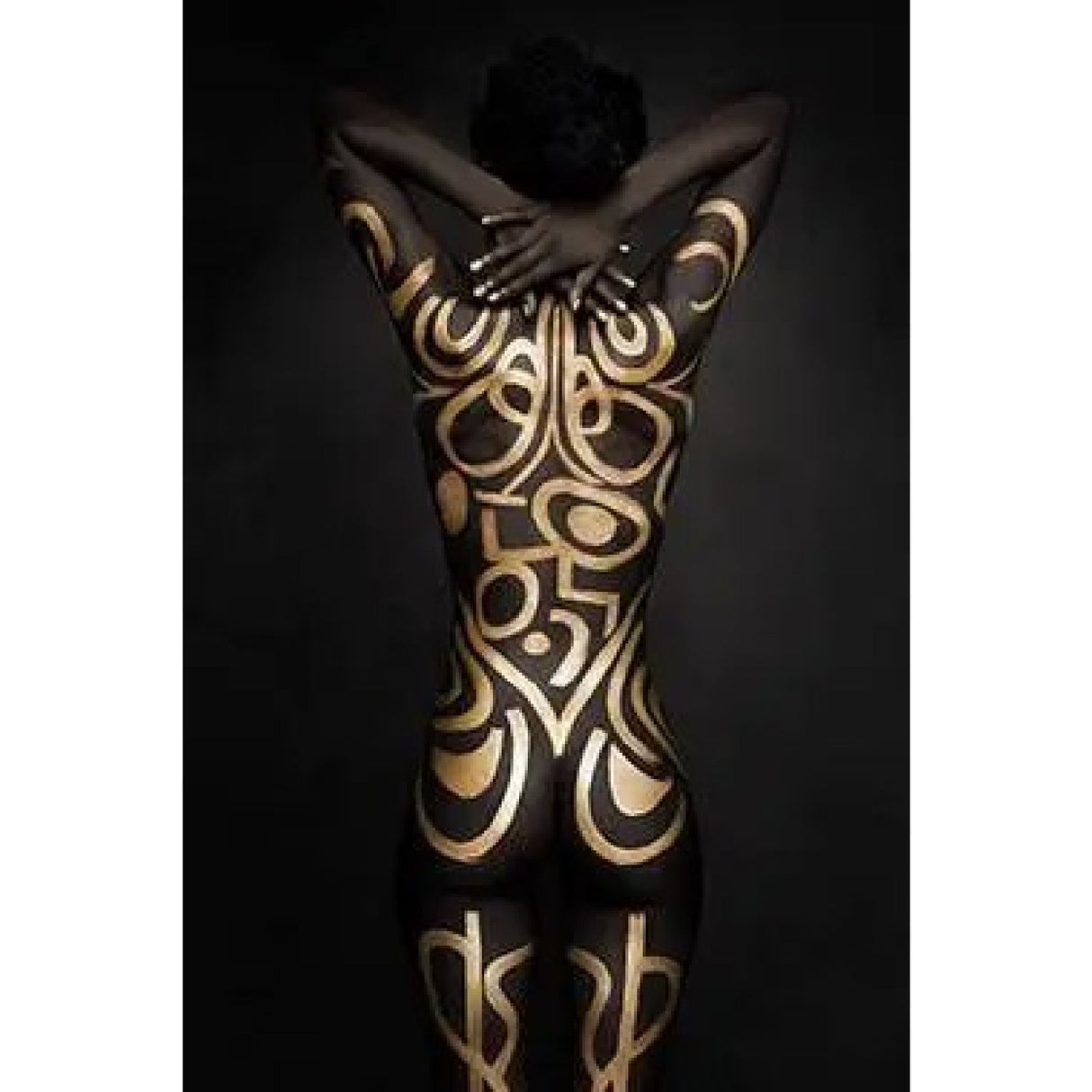 Modern European furniture - Golden Body Paint Photographic Art - www.oroa.com