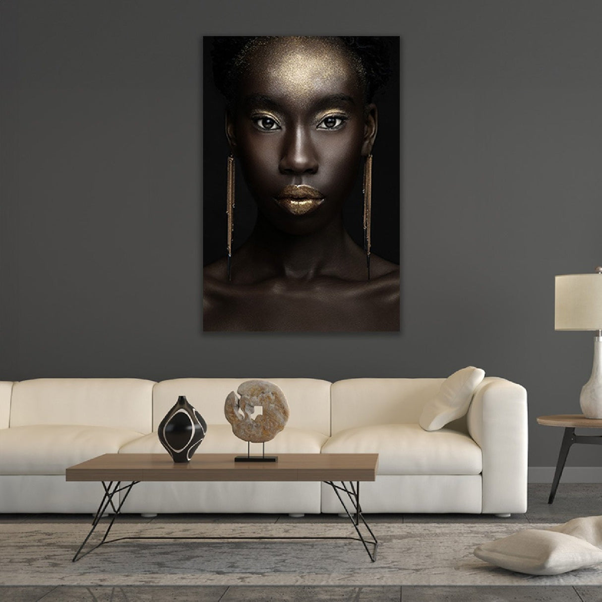 Modern European furniture - Woman Close-Up Photographic Art - www.oroa.com