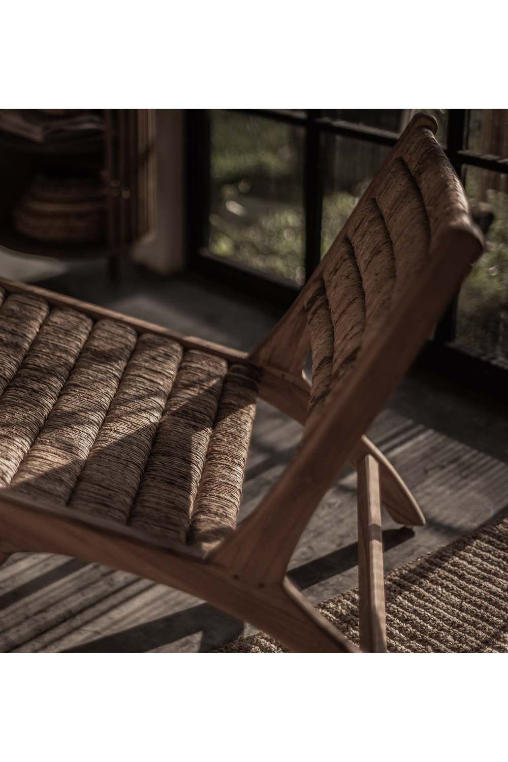Woven Abaca Reclined Chair | dBodhi Caterpillar Beetle | OROA.com