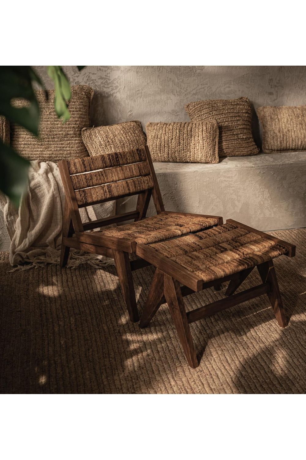 Abaca Weave Lounge Chair | dBodhi Caterpillar Brawny | OROA.com