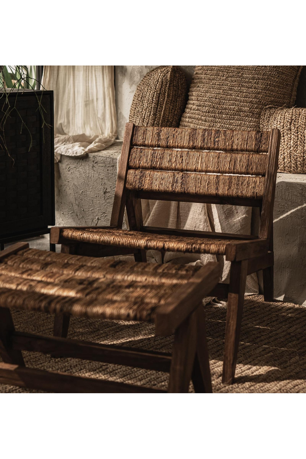 Abaca Weave Lounge Chair | dBodhi Caterpillar Brawny | OROA.com