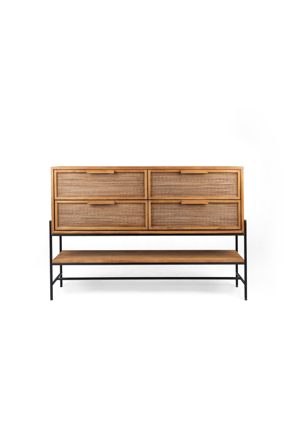 Handwoven Palm Leaves 4-Drawer Dresser | dBodhi Coco | OROA.com