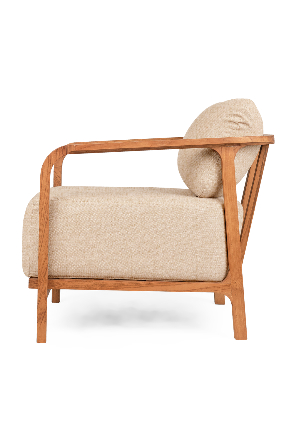 Teak Wood Lounge Chair | Oroa.com