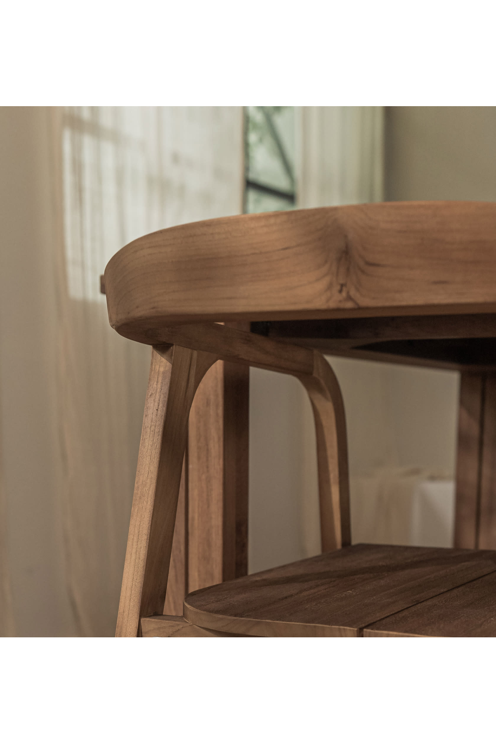 Teak Curved Dining Chair | dBodhi Classy Bibo | OROA.com
