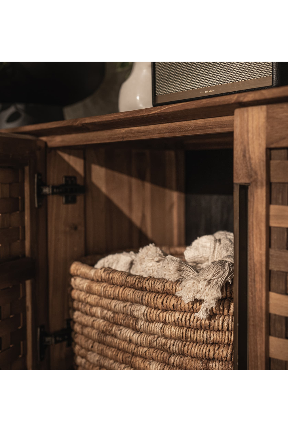 Natural Wooden High Dresser | dBodhi Karma | OROA.com