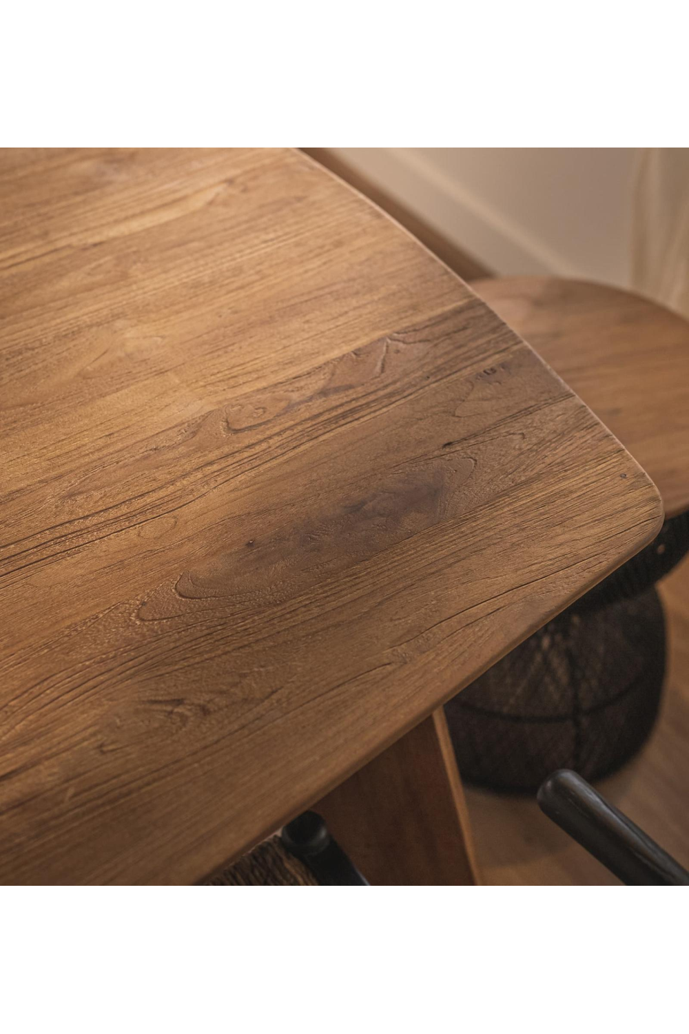 Teak Modern Minimalist Dining Table | dBodhi Grace | OROA.com