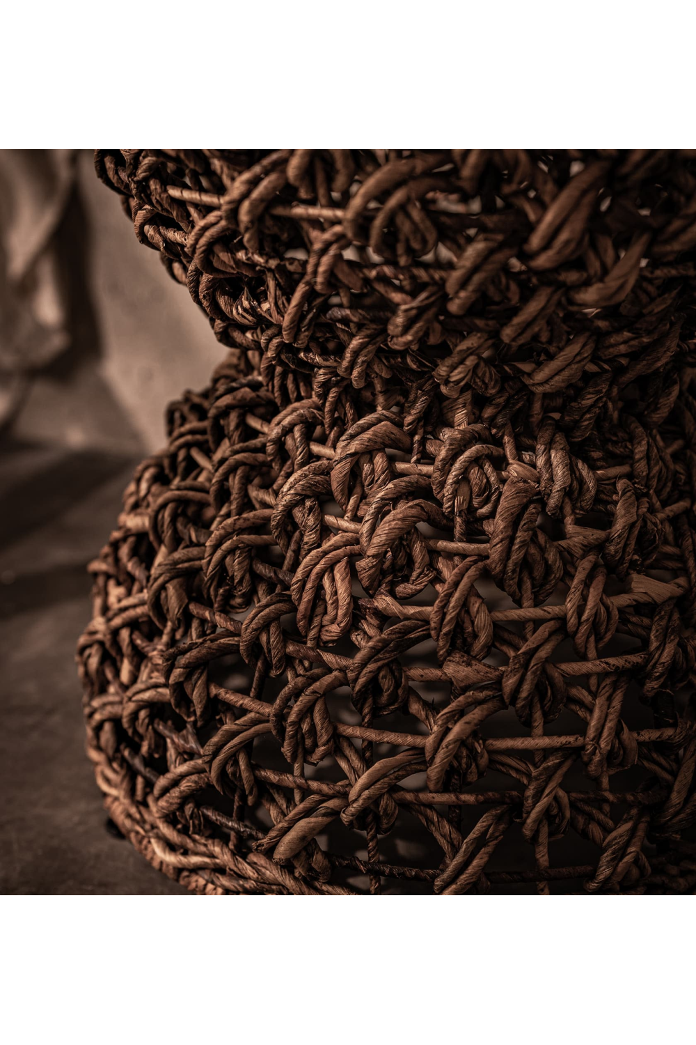 Hourglass Shaped Wooden Stool | dBodhi Rebana Sopran | OROA.com