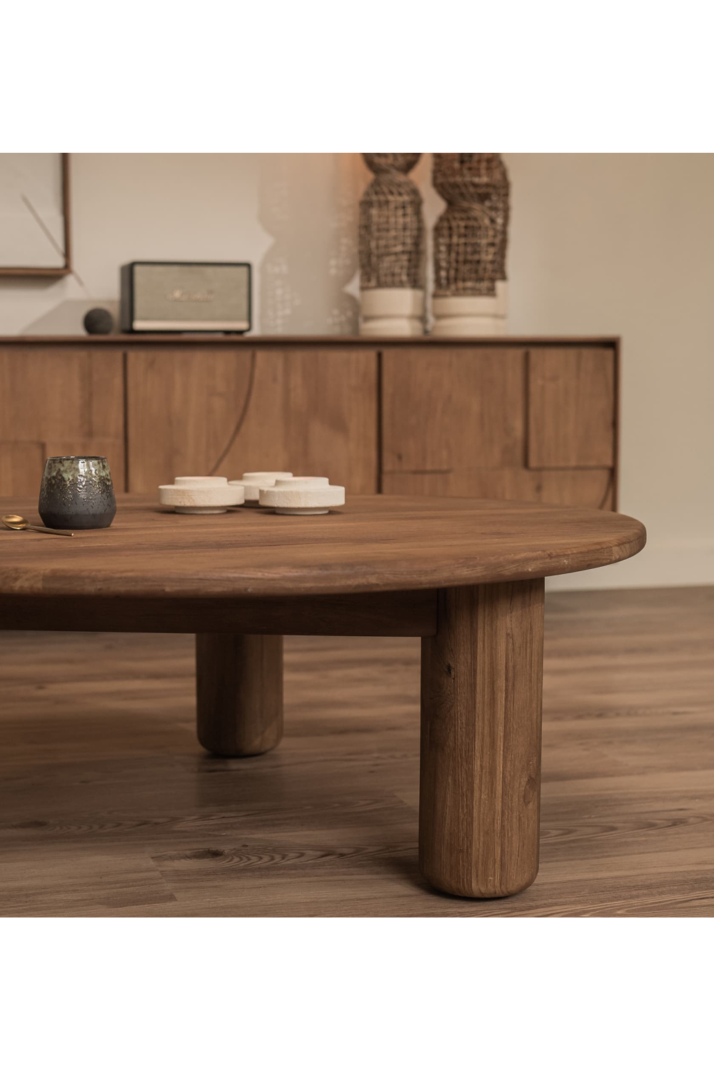 Round Teak Coffee Table | dBodhi Dino | OROA.com