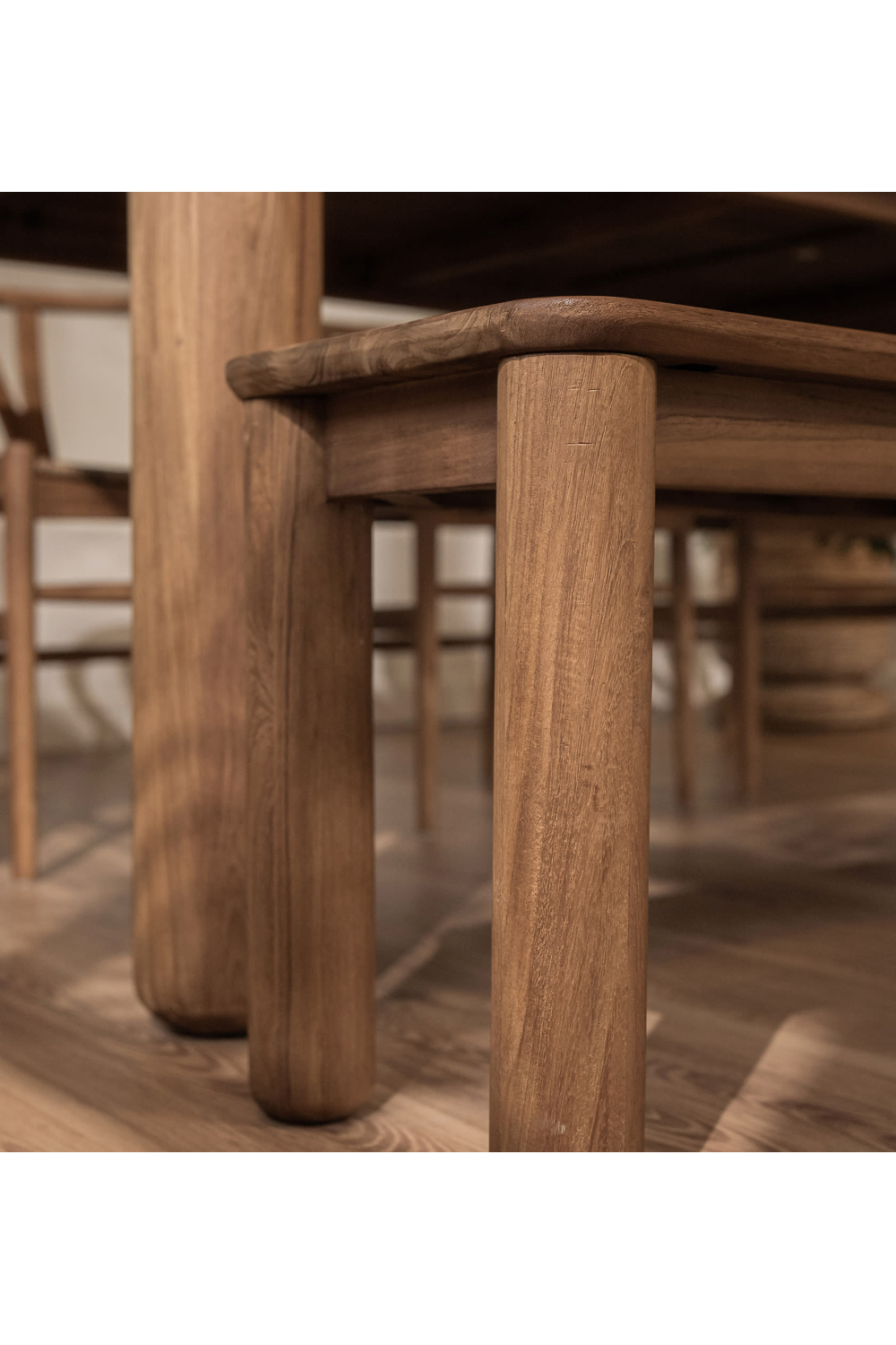 Teak Modern Rustic Bench | dBodhi Dino | OROA.com