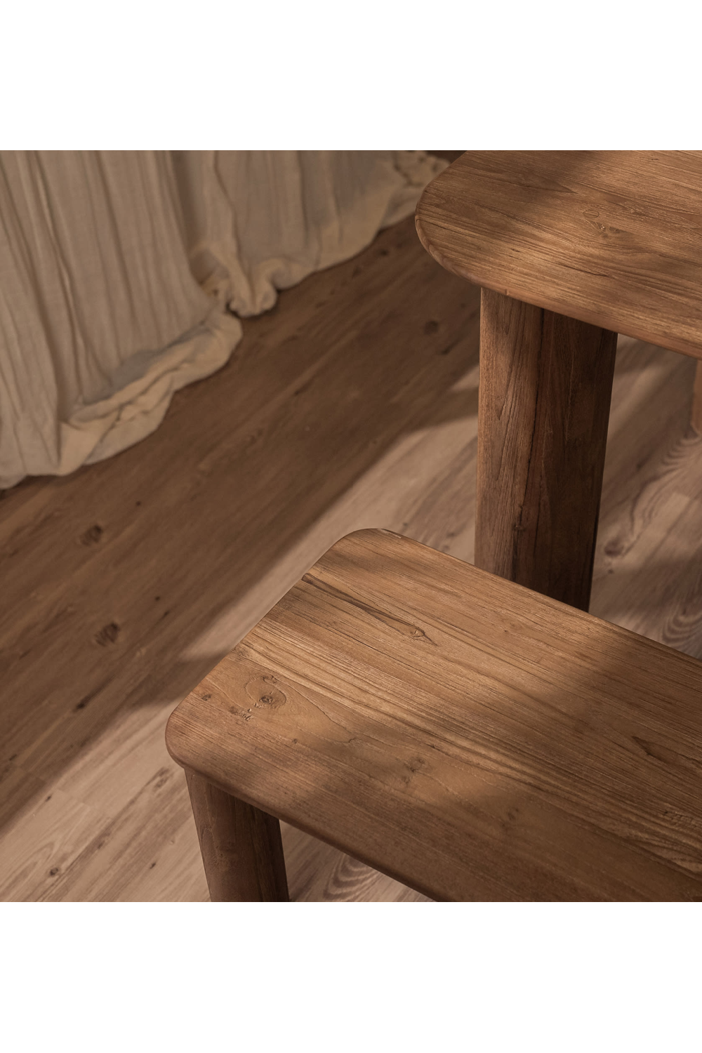 Teak Modern Rustic Bench | dBodhi Dino | OROA.com