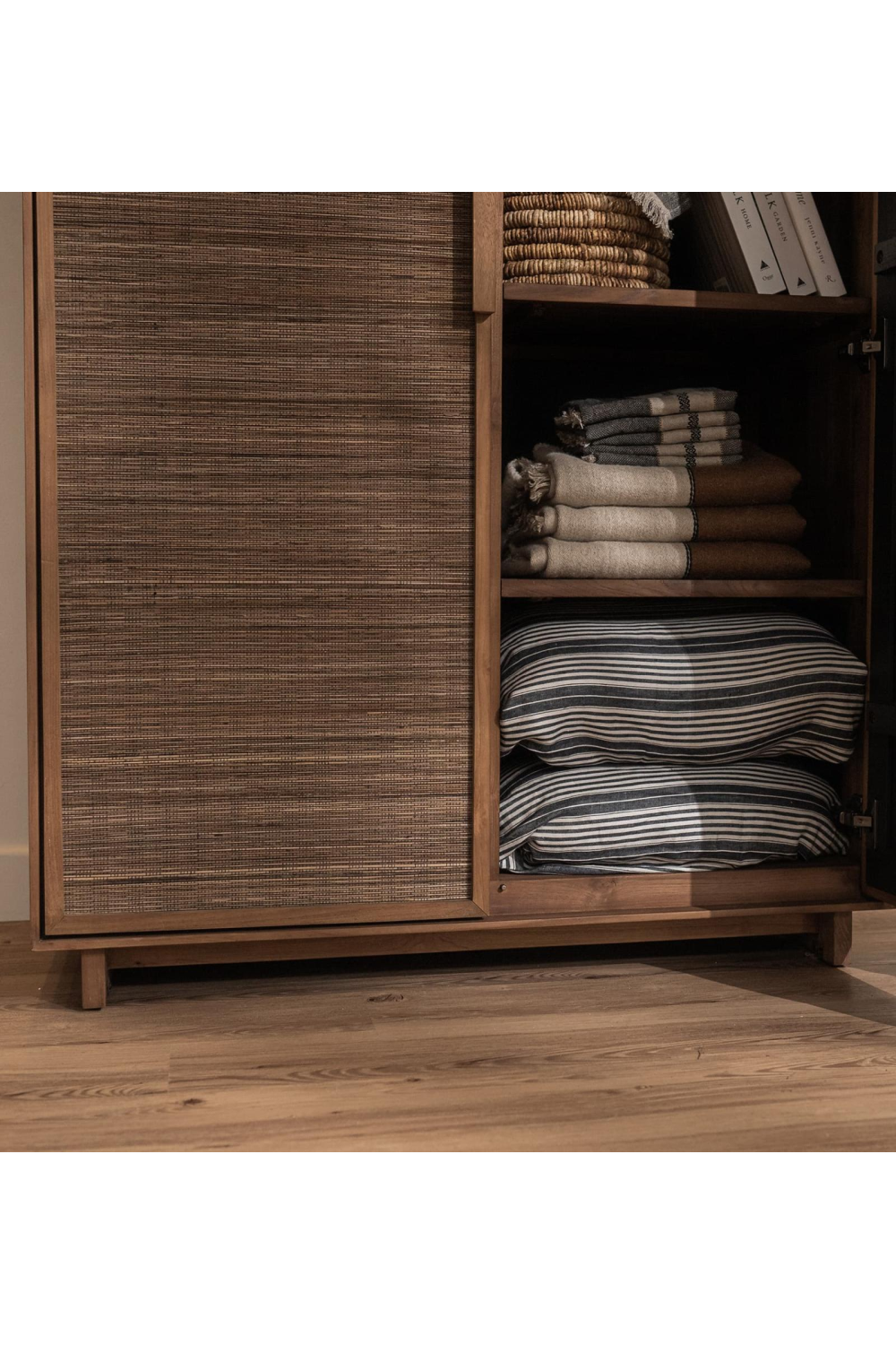 Coconut Leaf 4-Door Wardrobe | dBodhi Hopper | OROA.com