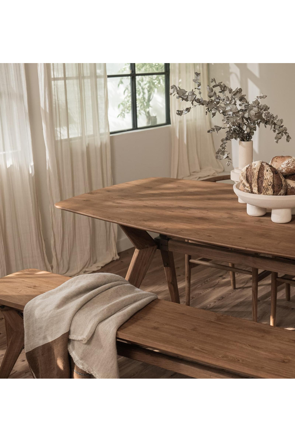 Modern Retro Teak Bench | dBodhi Kupu-Kupu | OROA.com