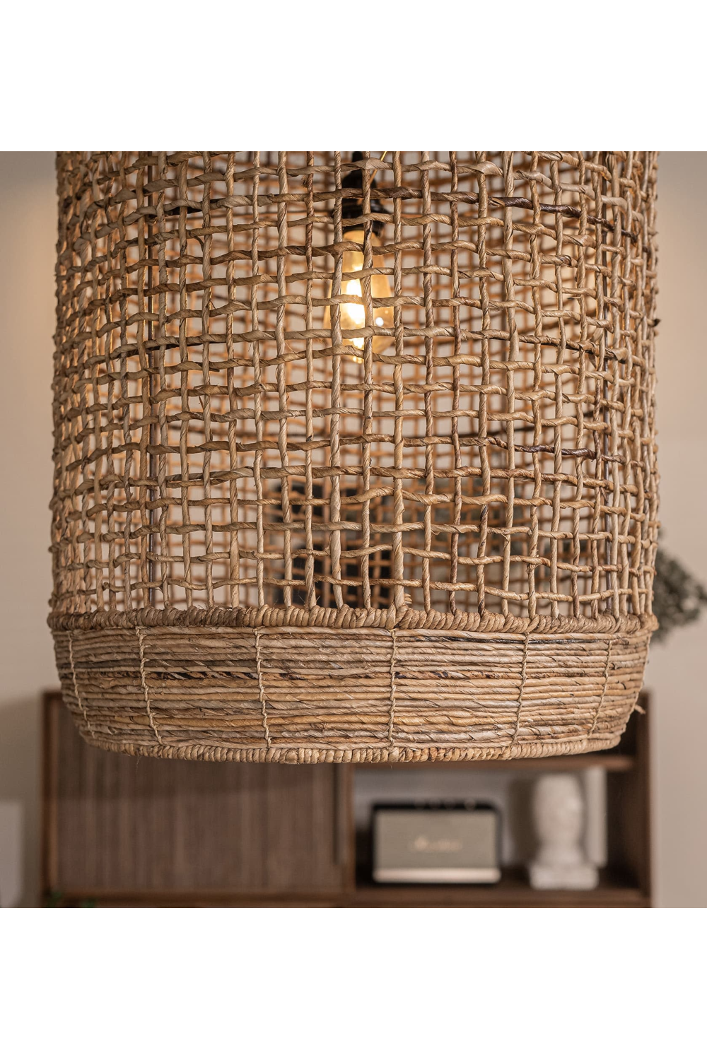 Abaca Rustic Lampshade | dBodhi Brandy Koi | OROA.com