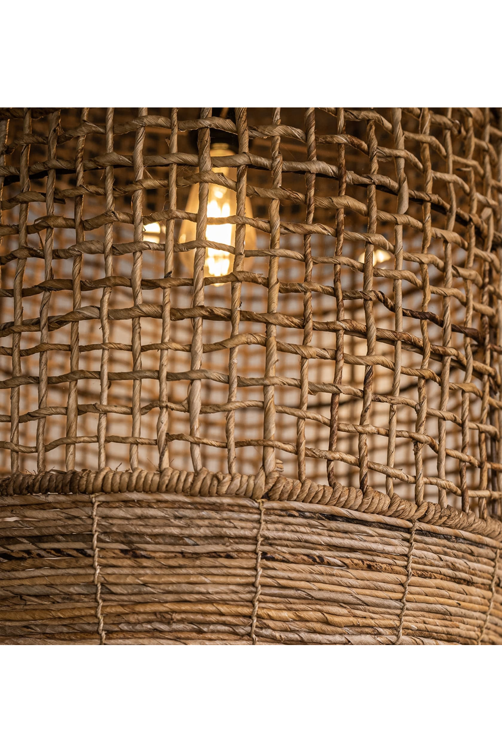 Abaca Rustic Lampshade | dBodhi Brandy Koi | OROA.com