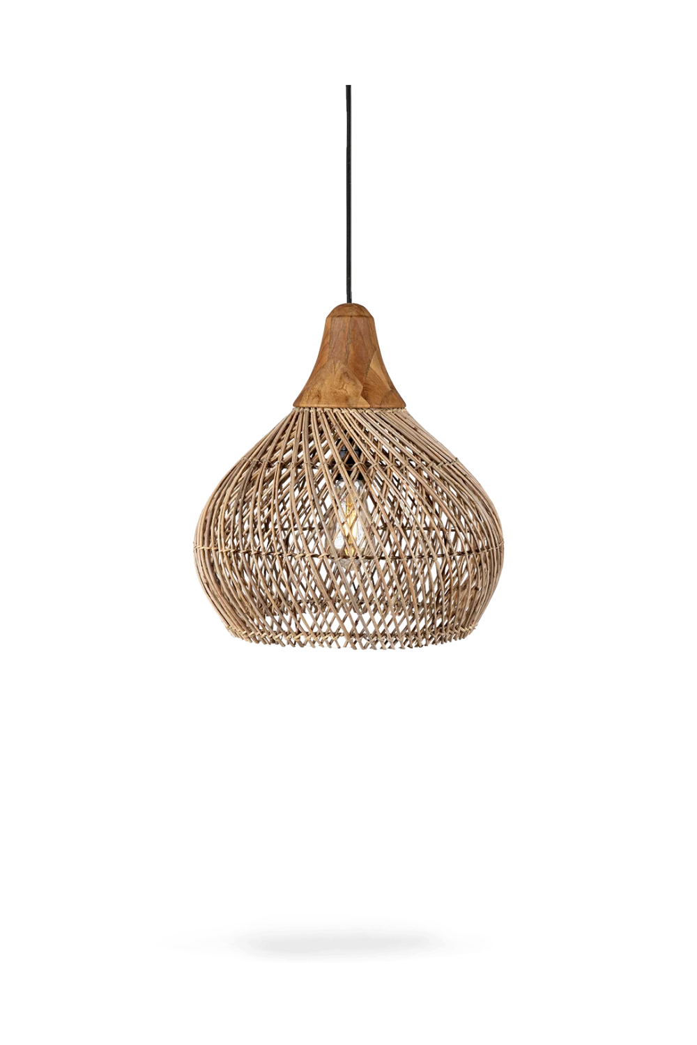 Braided Rattan Hanging Lamp | dBodhi Bell | OROA.com