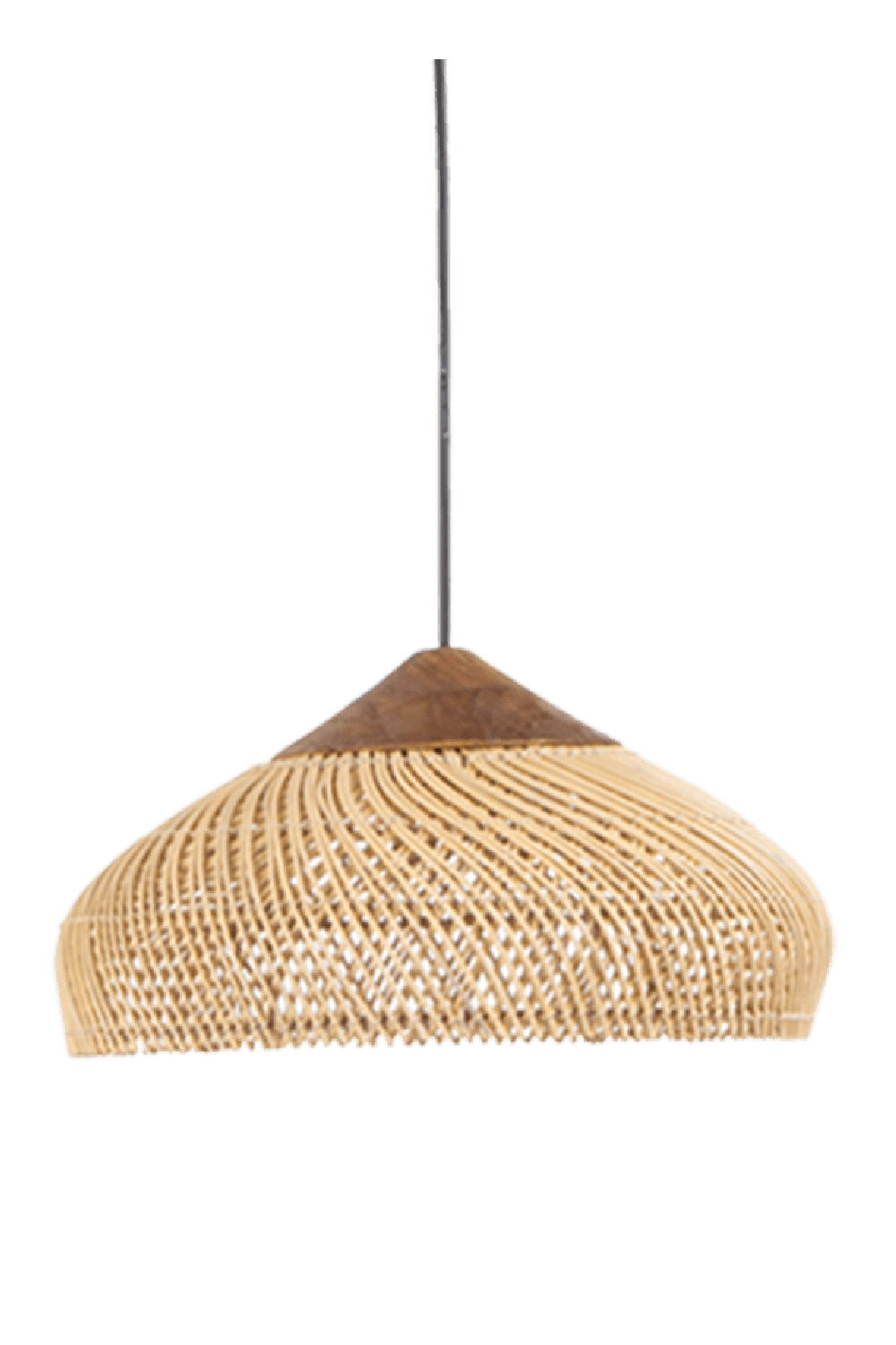 Rustic Braided Rattan Hanging Lamp | dBodhi Banjo | OROA.com