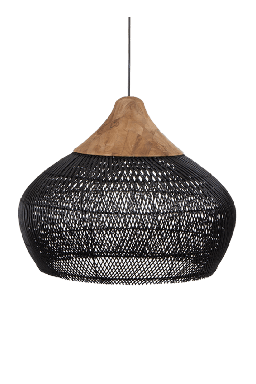 Braided Rattan Hanging Lamp | dBodhi Harp | OROA.com